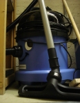 Latest addition to the disaster kit - Charles the water vacuum